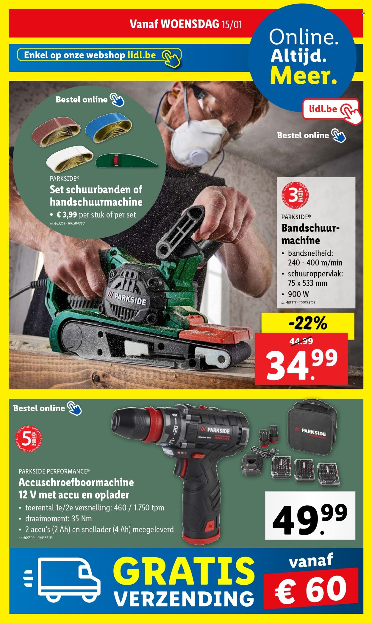 Lidl-aanbieding - 15/01/2025 - 21/01/2025. Pagina 1