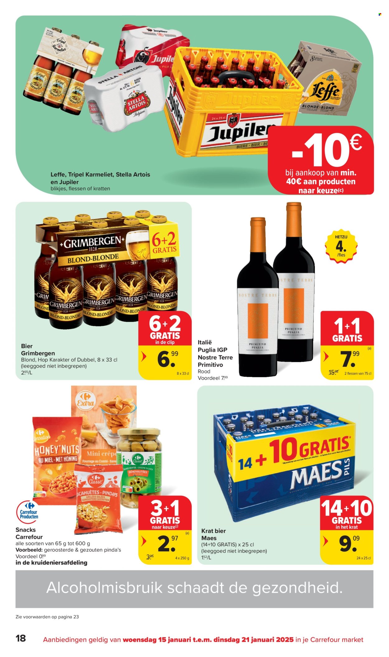 Carrefour market-aanbieding - 15/01/2025 - 21/01/2025. Pagina 1