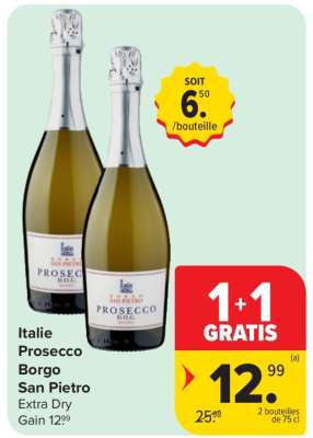 Italie Prosecco Borgo San Pietro