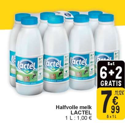 Halfvolle melk LACTEL