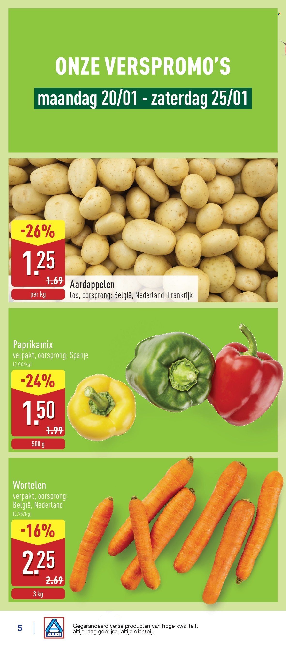 ALDI-aanbieding - 20/01/2025 - 25/01/2025. Pagina 1