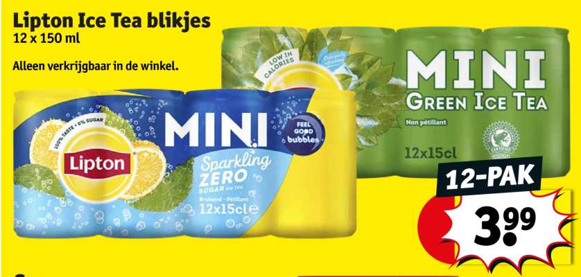 Lipton Ice Tea blikjes