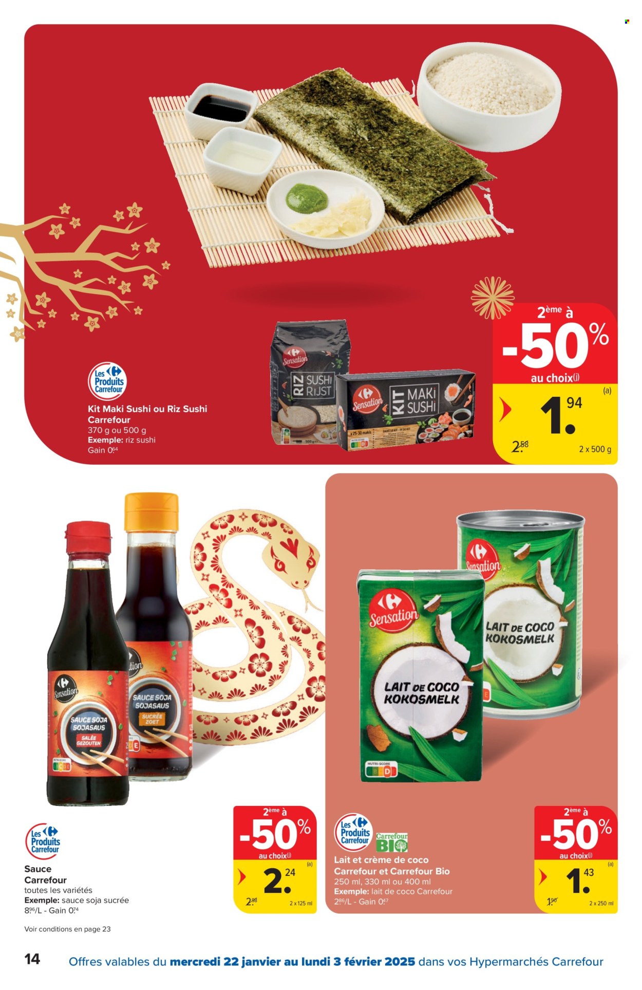 Carrefour hypermarkt-aanbieding - 22/01/2025 - 03/02/2025. Pagina 1