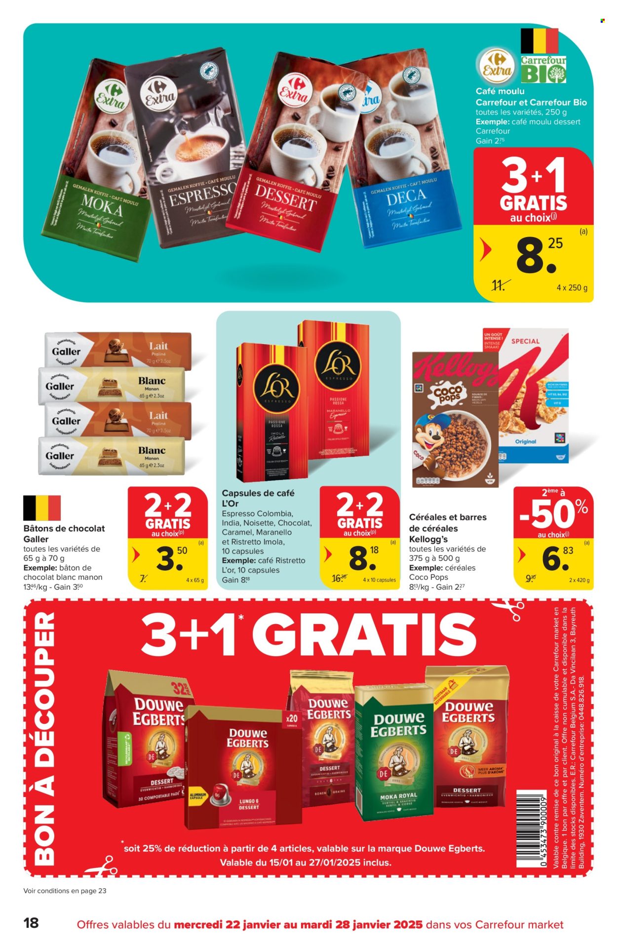 Carrefour market-aanbieding - 22/01/2025 - 28/01/2025. Pagina 1