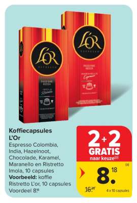 Koffiecapsules L’Or