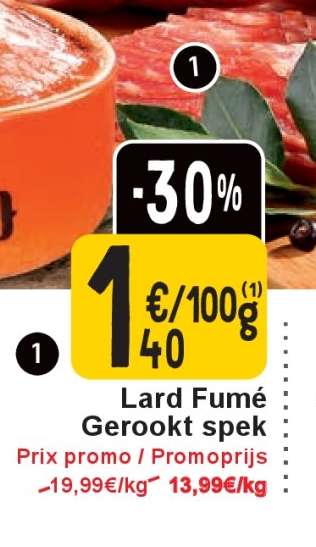 Lard Fumé / Gerookt spek