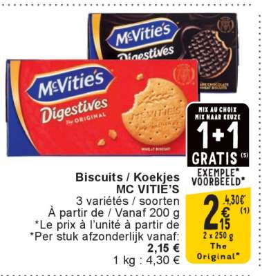 Biscuits / Koekjes MC VITIE’S