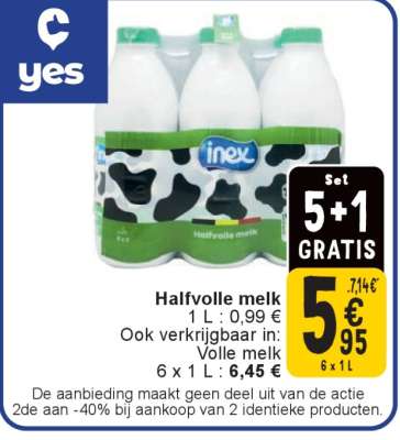 Halfvolle melk