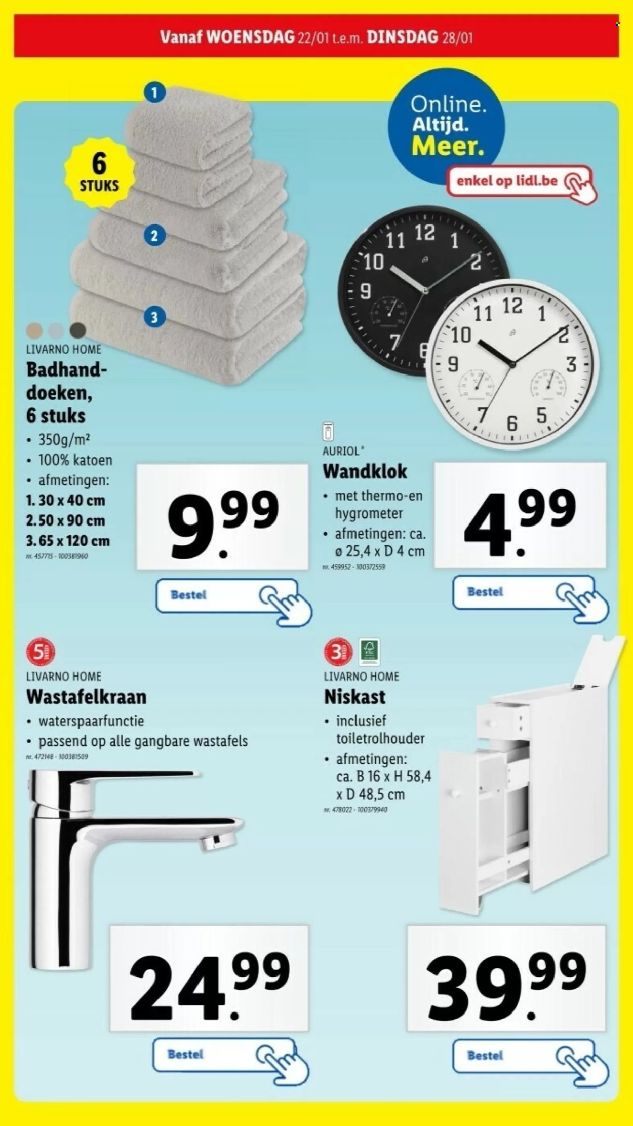 Lidl-aanbieding - 22/01/2025 - 28/01/2025. Pagina 1