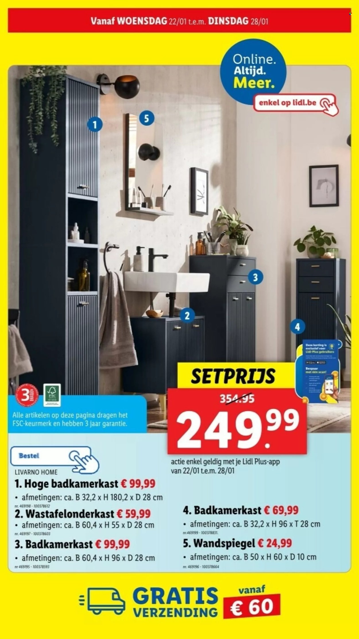 Lidl-aanbieding - 22/01/2025 - 28/01/2025. Pagina 1