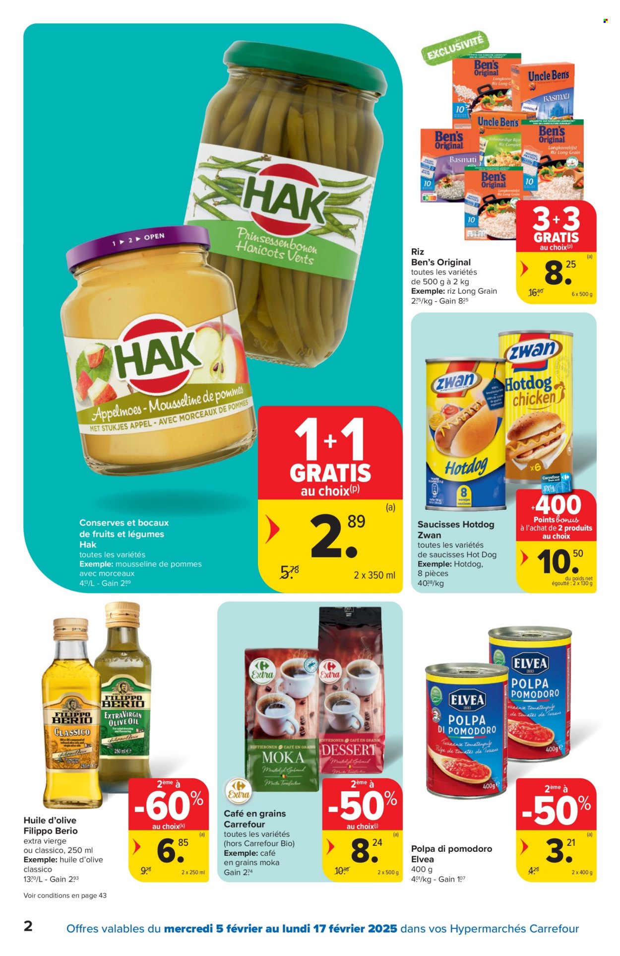 Carrefour hypermarkt-aanbieding - 05/02/2025 - 17/02/2025. Pagina 1