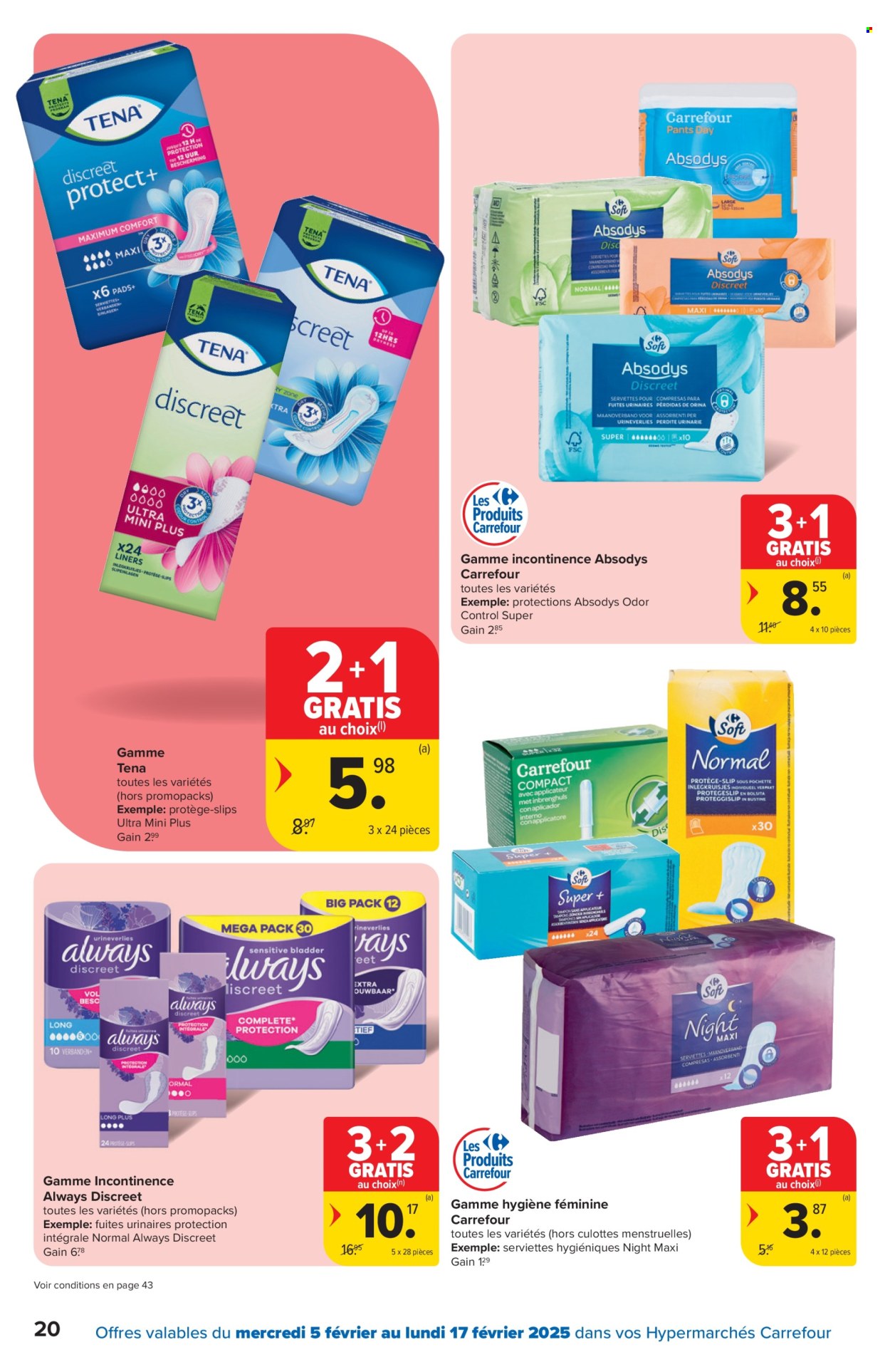 Carrefour hypermarkt-aanbieding - 05/02/2025 - 17/02/2025. Pagina 1