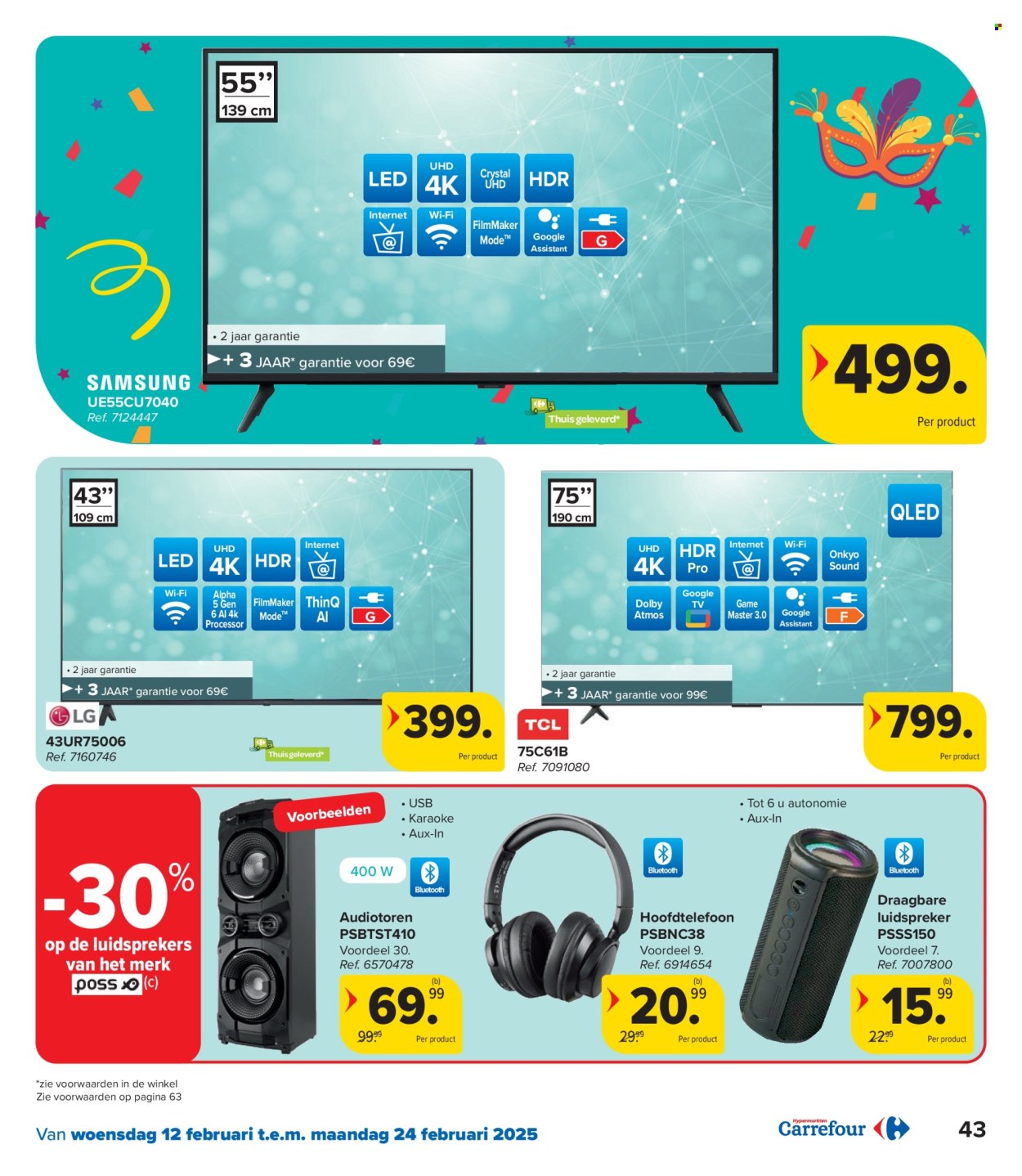 Carrefour hypermarkt-aanbieding - 12/02/2025 - 24/02/2025. Pagina 1