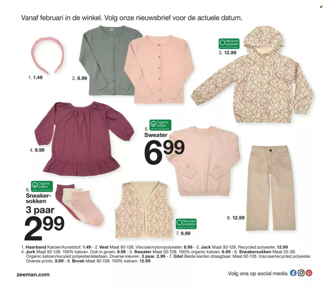 Zeeman-aanbieding - 07/02/2025 - 31/07/2025. Pagina 1