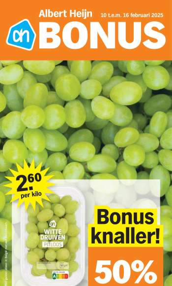 thumbnail - Albert Heijn folder - Bonus knaller! 50% korting