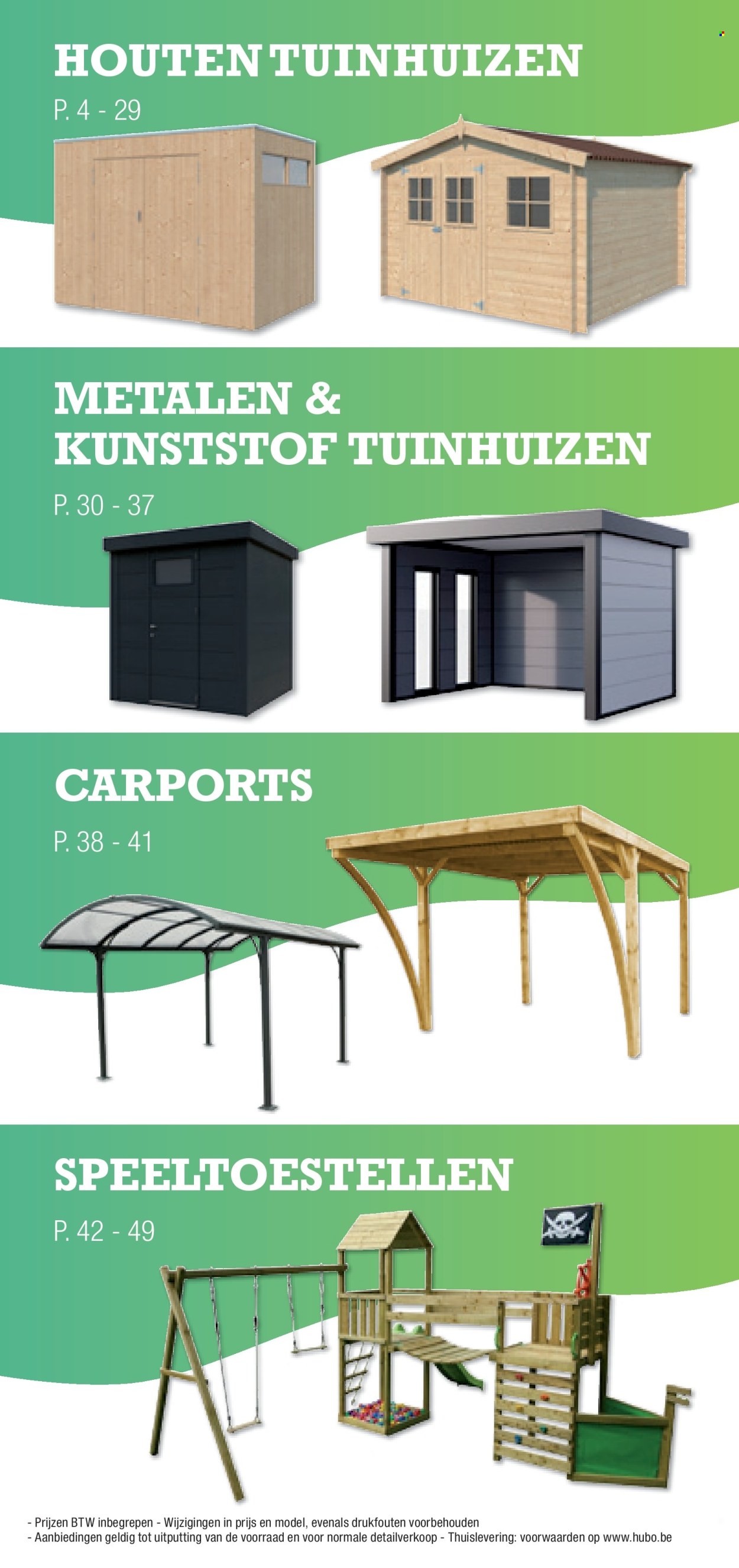 Hubo-aanbieding. Pagina 1