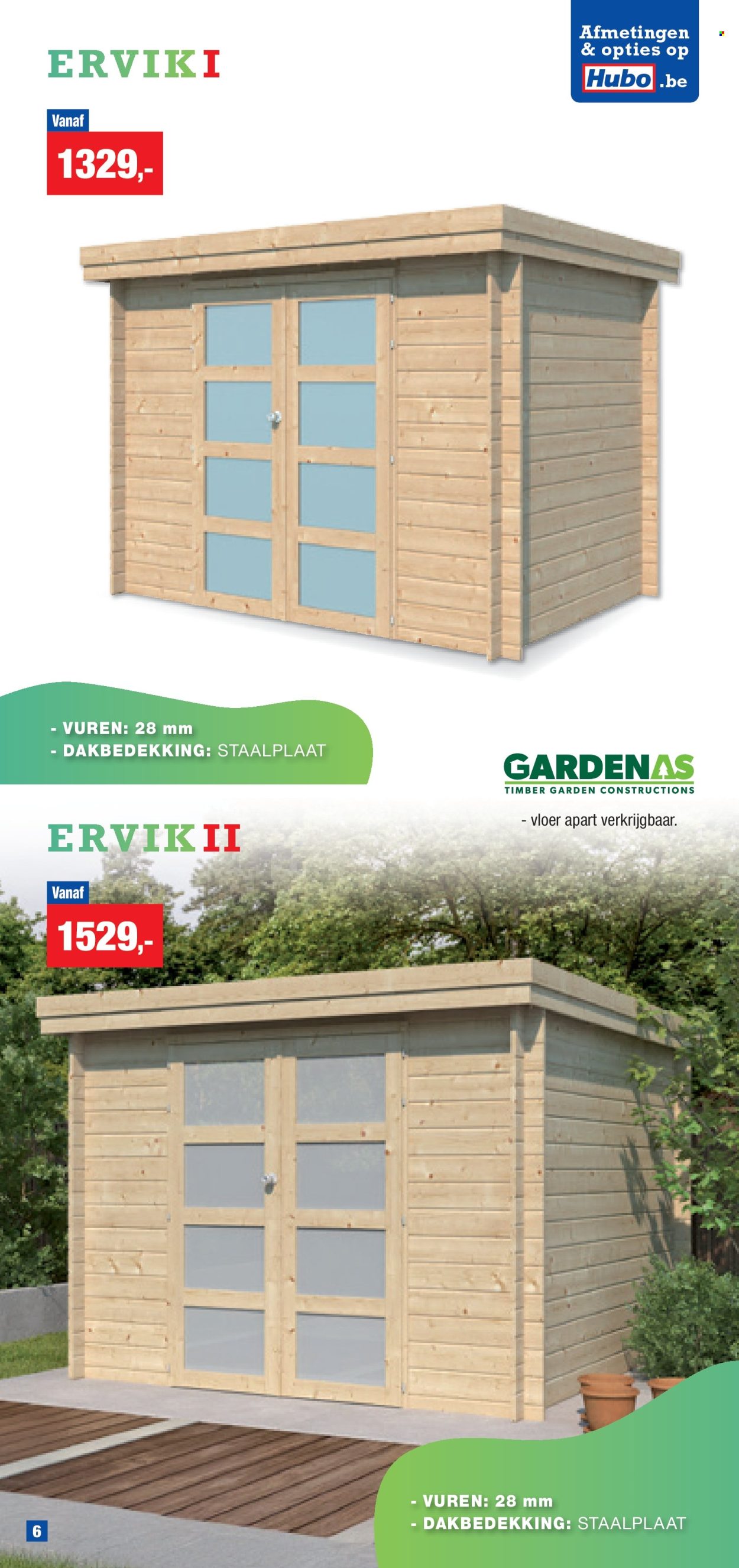 Hubo-aanbieding. Pagina 1
