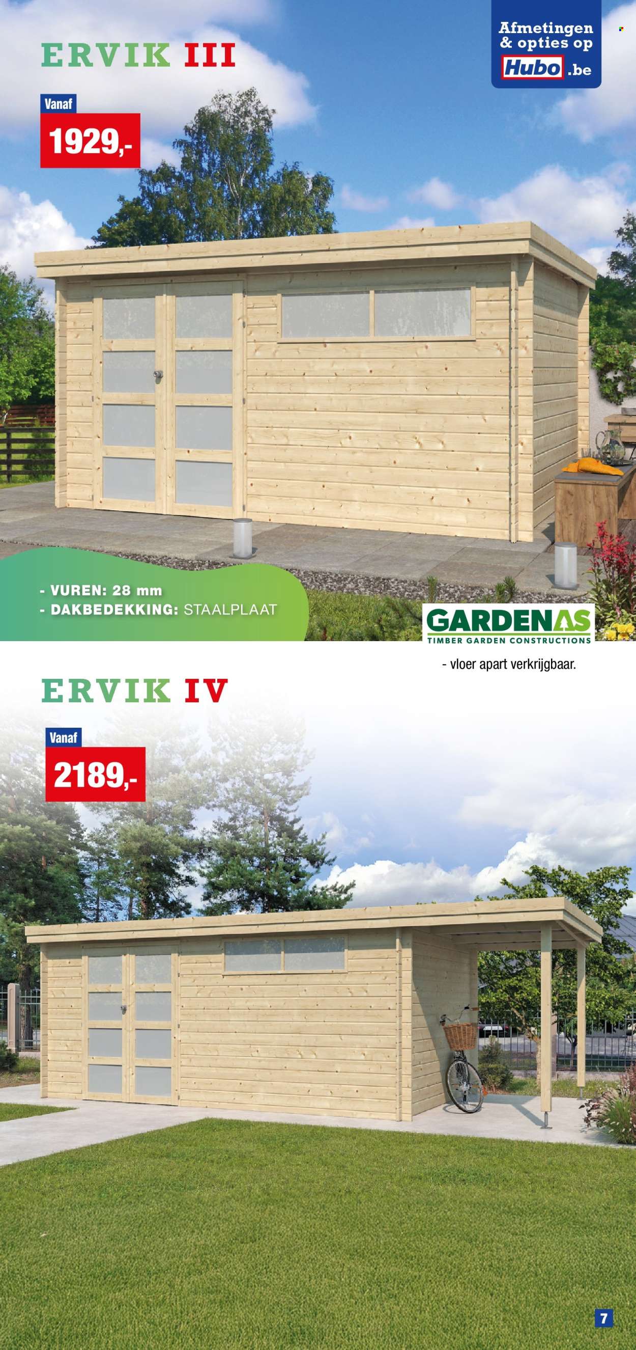 Hubo-aanbieding. Pagina 1
