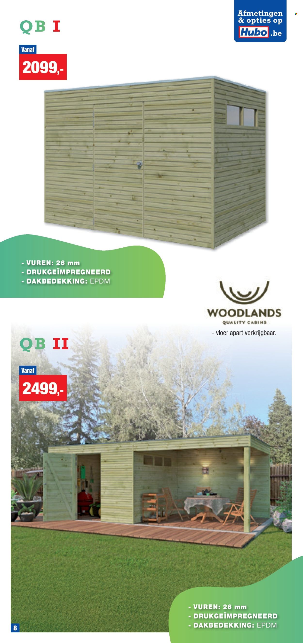 Hubo-aanbieding. Pagina 1