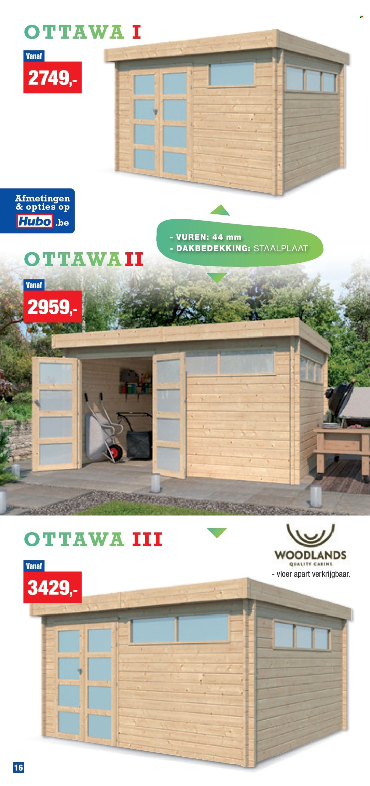 Hubo-aanbieding. Pagina 1