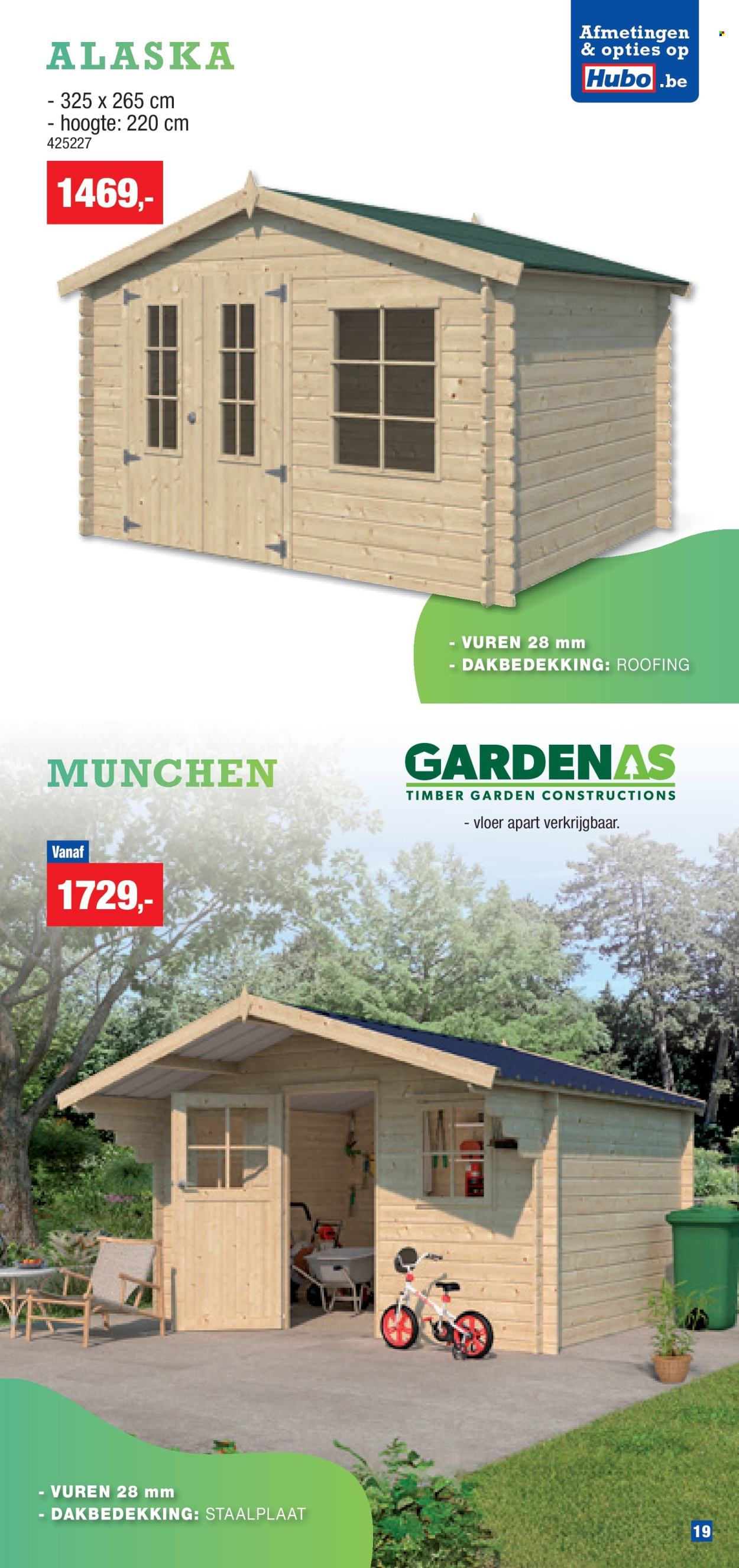 Hubo-aanbieding. Pagina 1