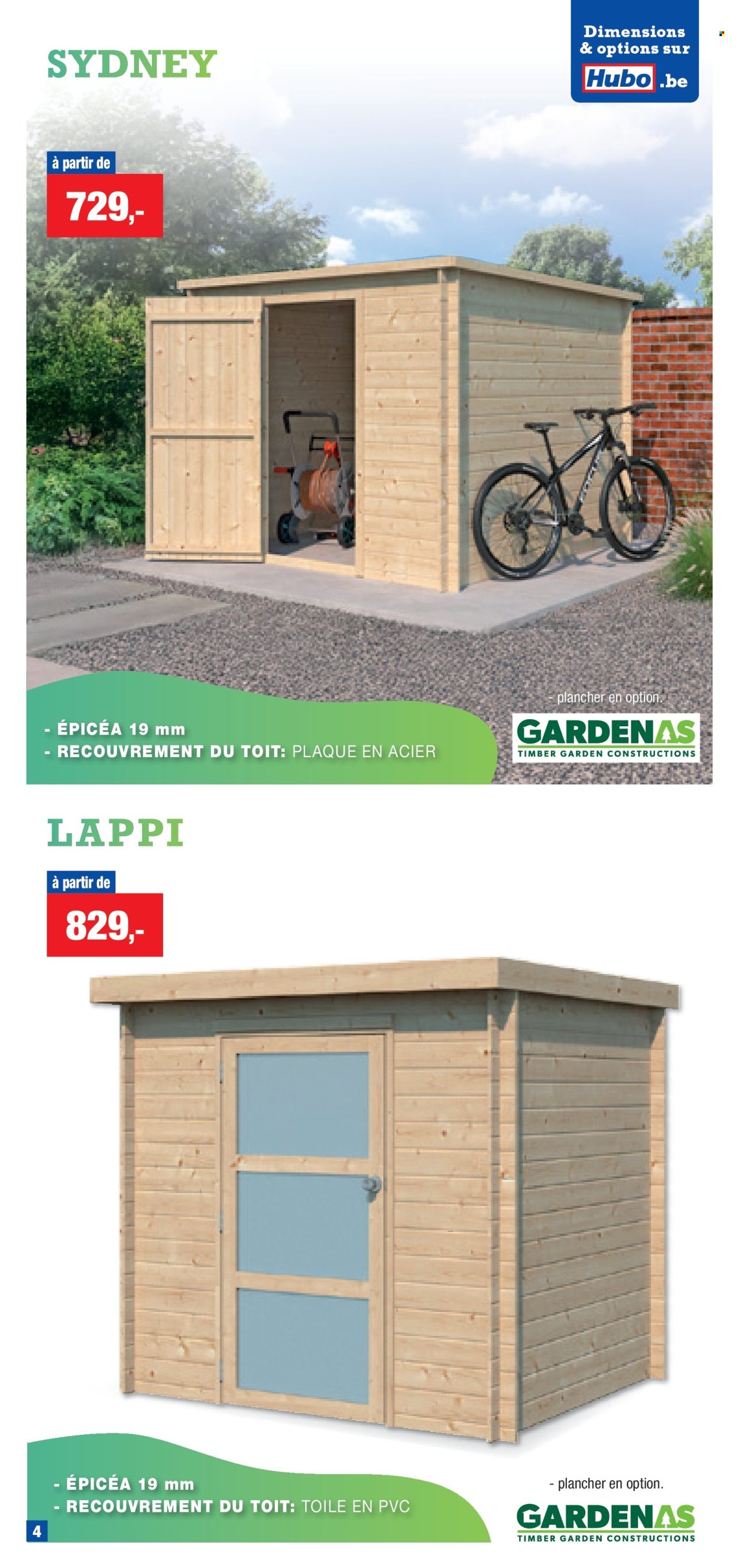 Hubo-aanbieding. Pagina 1