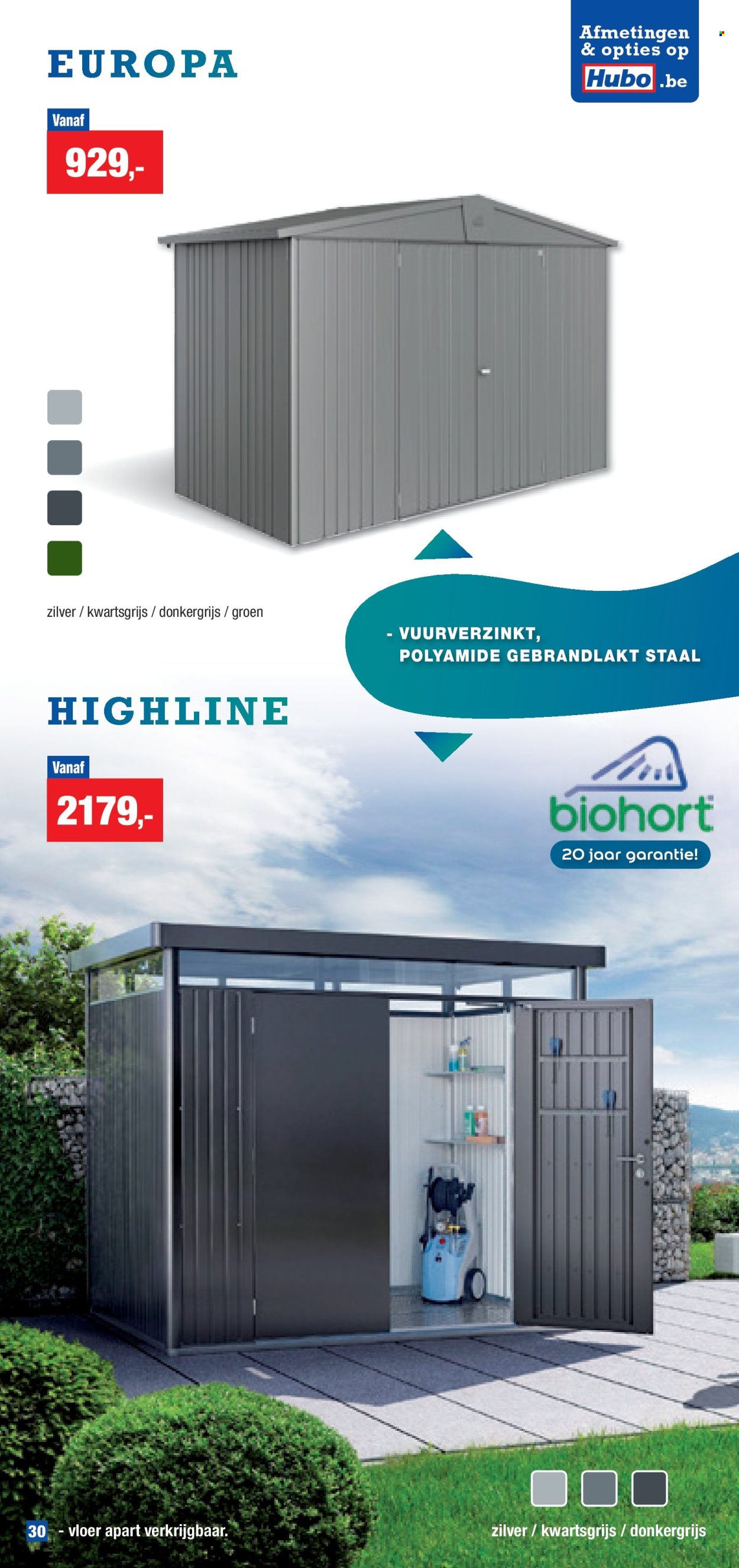 Hubo-aanbieding. Pagina 1