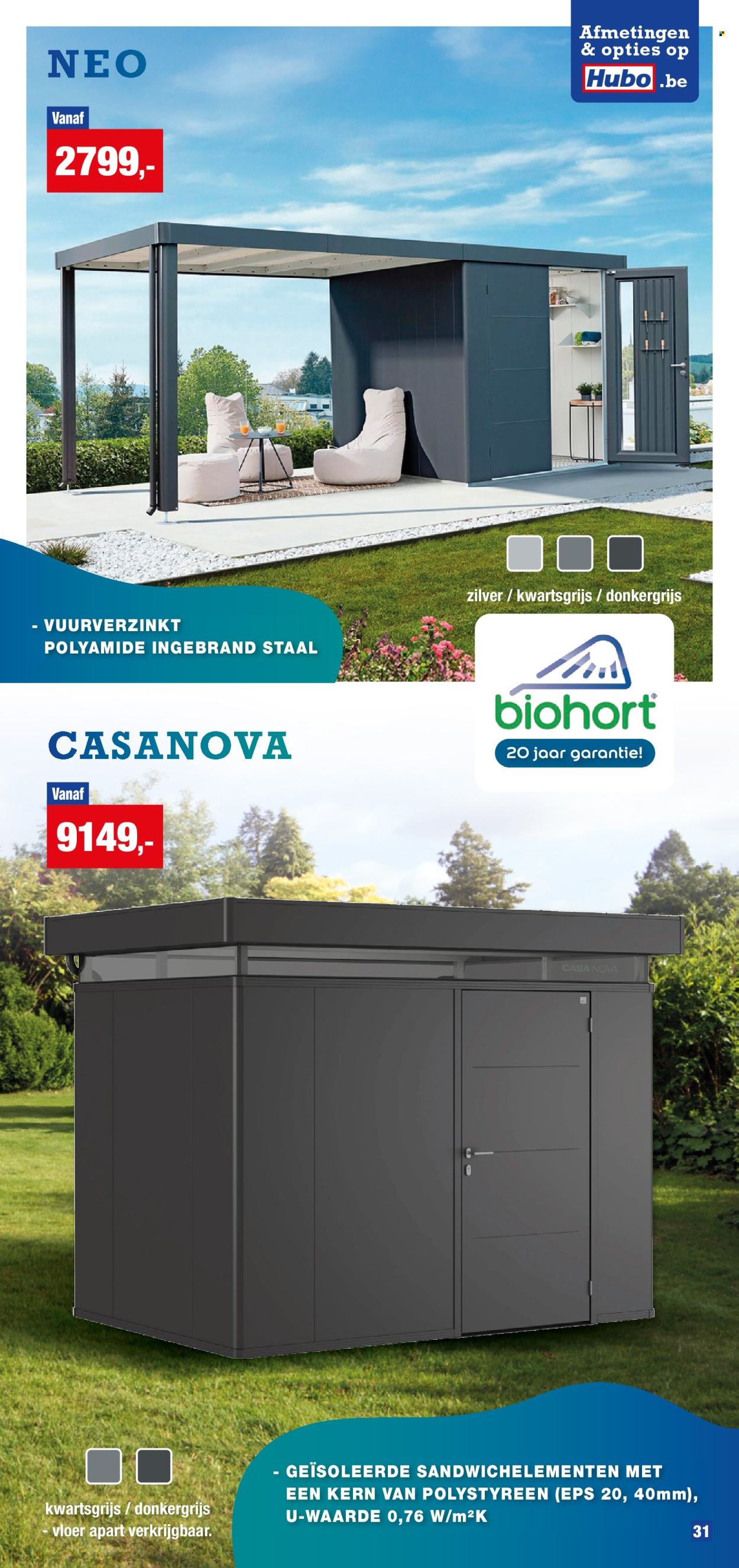 Hubo-aanbieding. Pagina 1