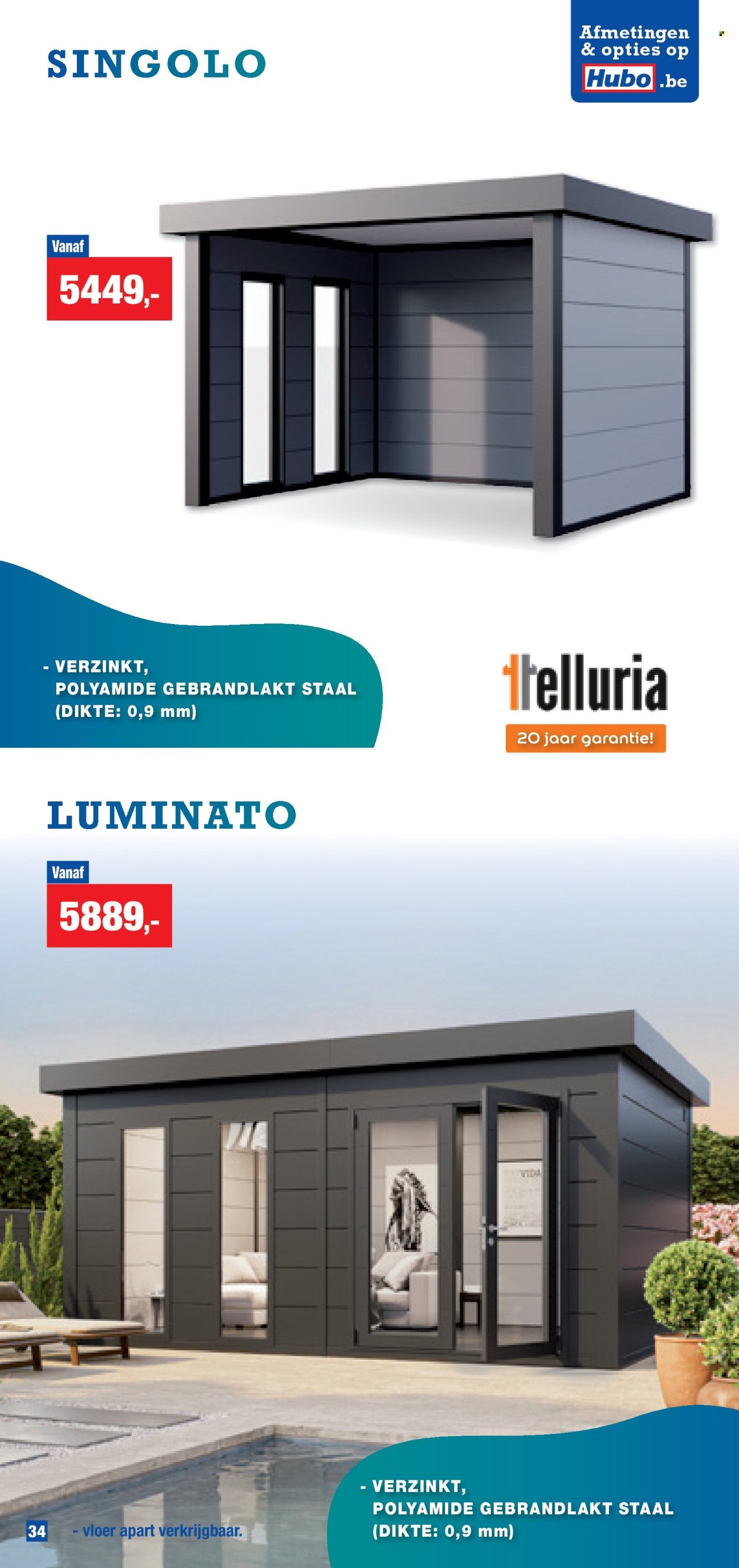 Hubo-aanbieding. Pagina 1
