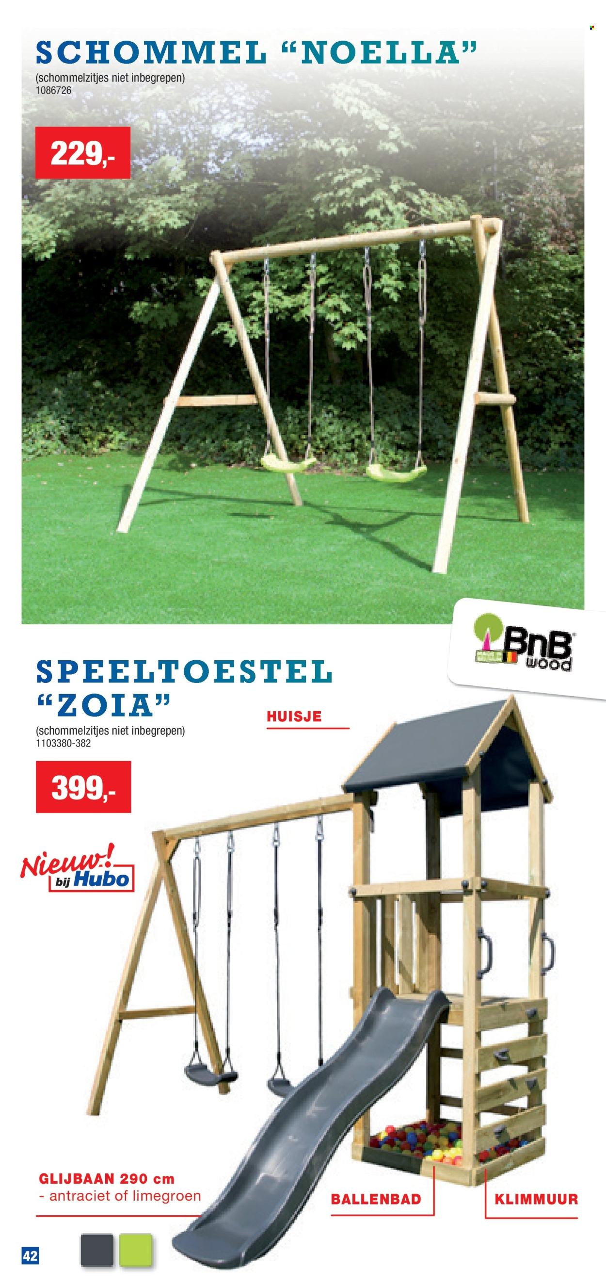 Hubo-aanbieding. Pagina 1