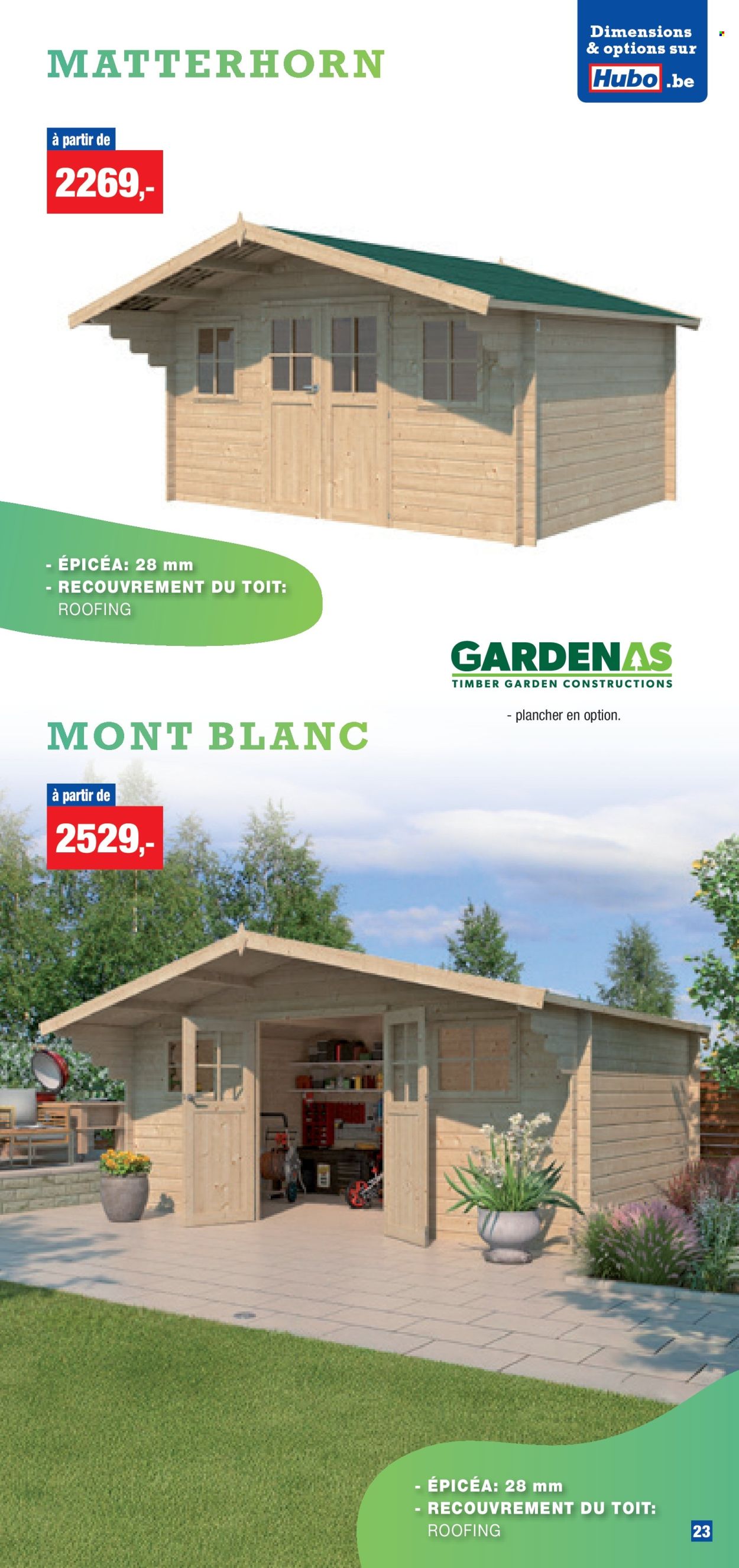Hubo-aanbieding. Pagina 1