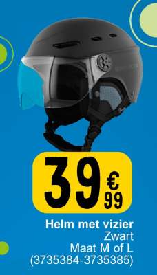 Helm met vizier