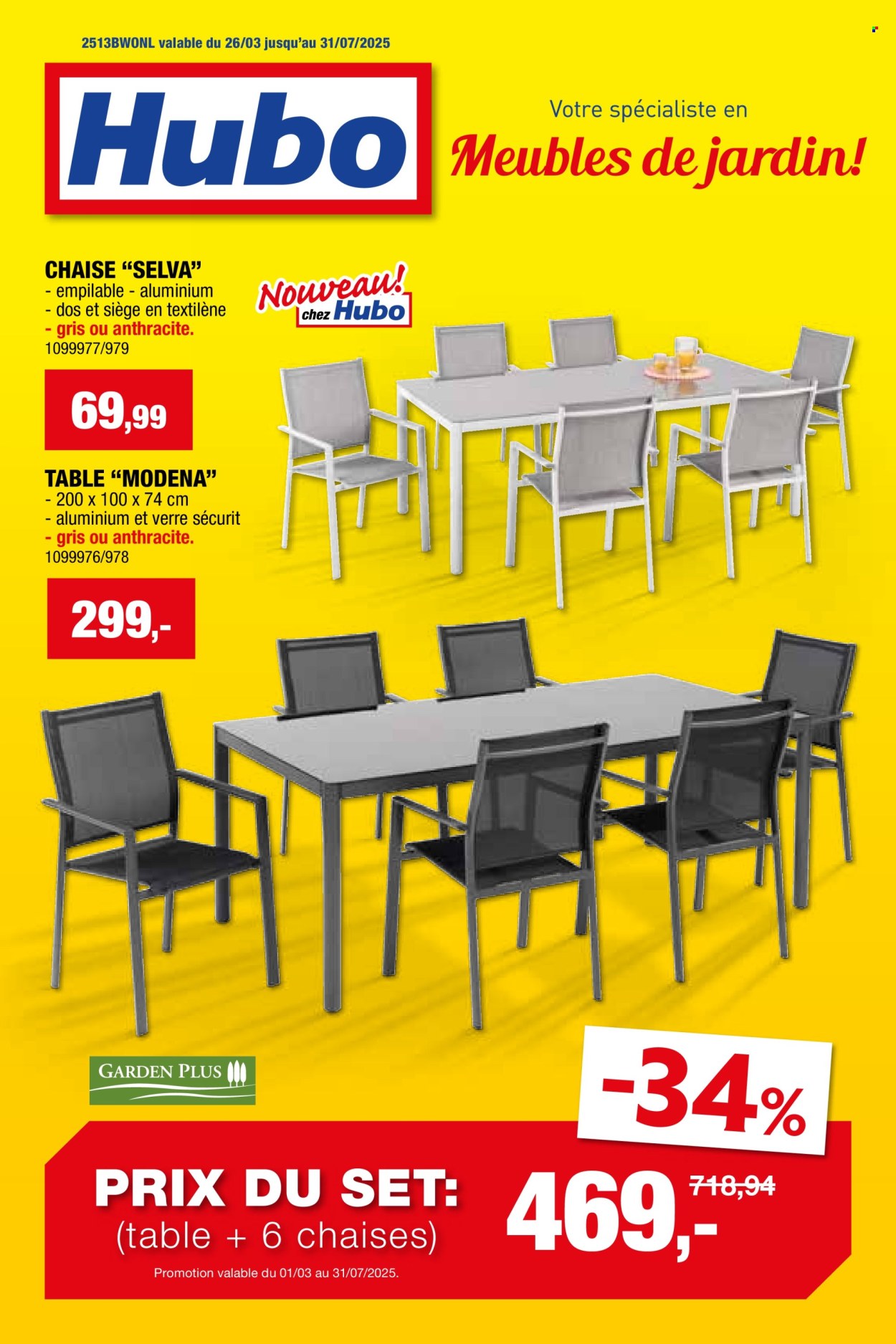 Hubo-aanbieding - 26/03/2025 - 31/07/2025. Pagina 1