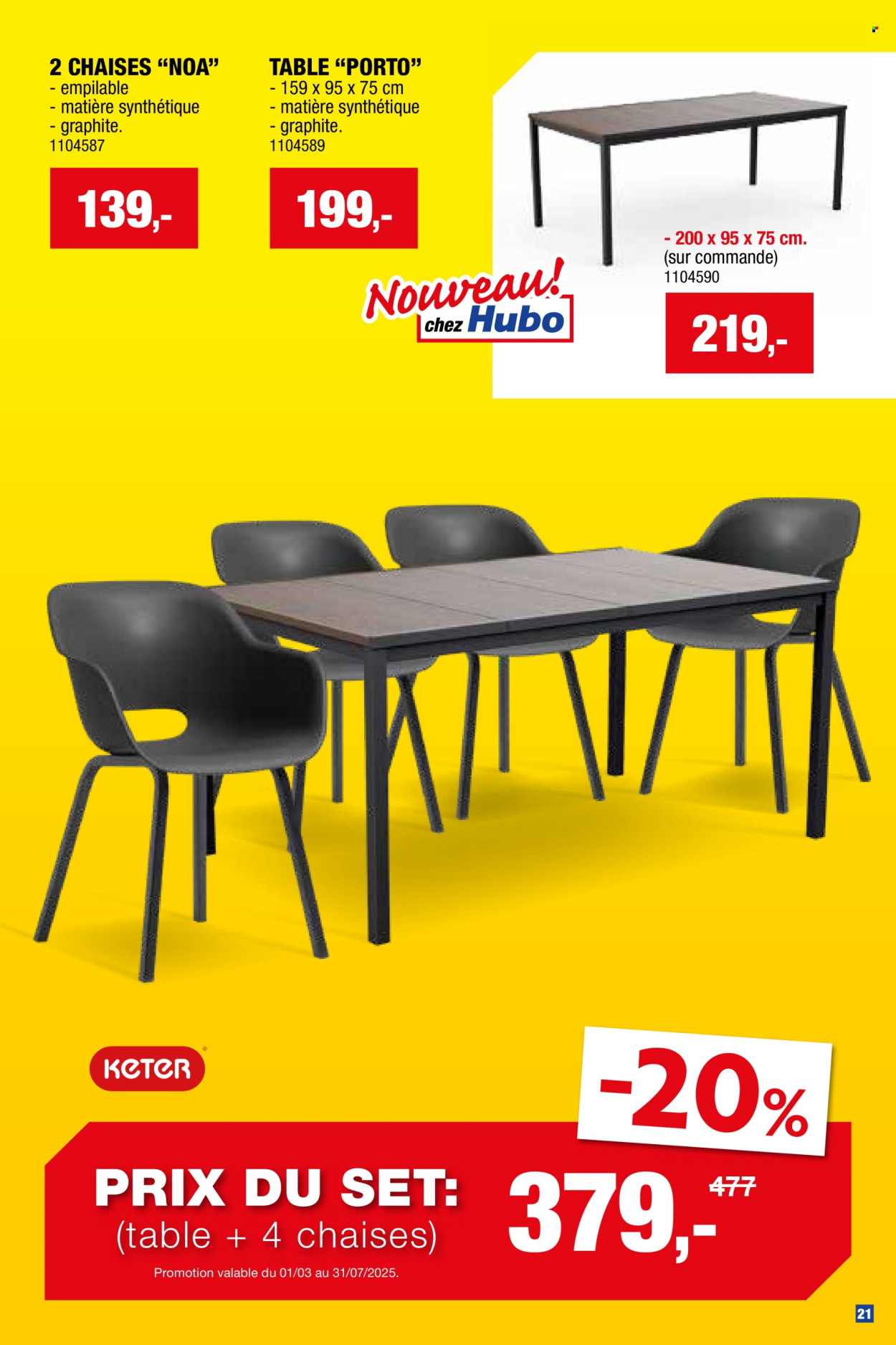 Hubo-aanbieding - 26/03/2025 - 31/07/2025. Pagina 1