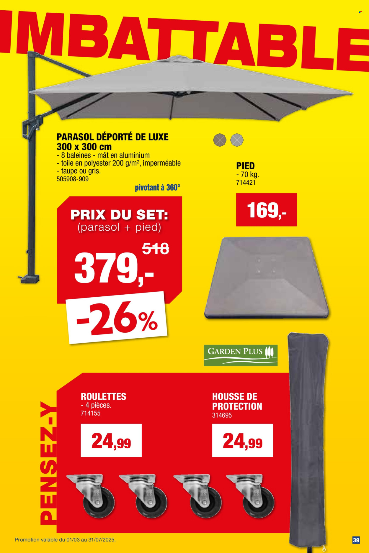 Hubo-aanbieding - 26/03/2025 - 31/07/2025. Pagina 1