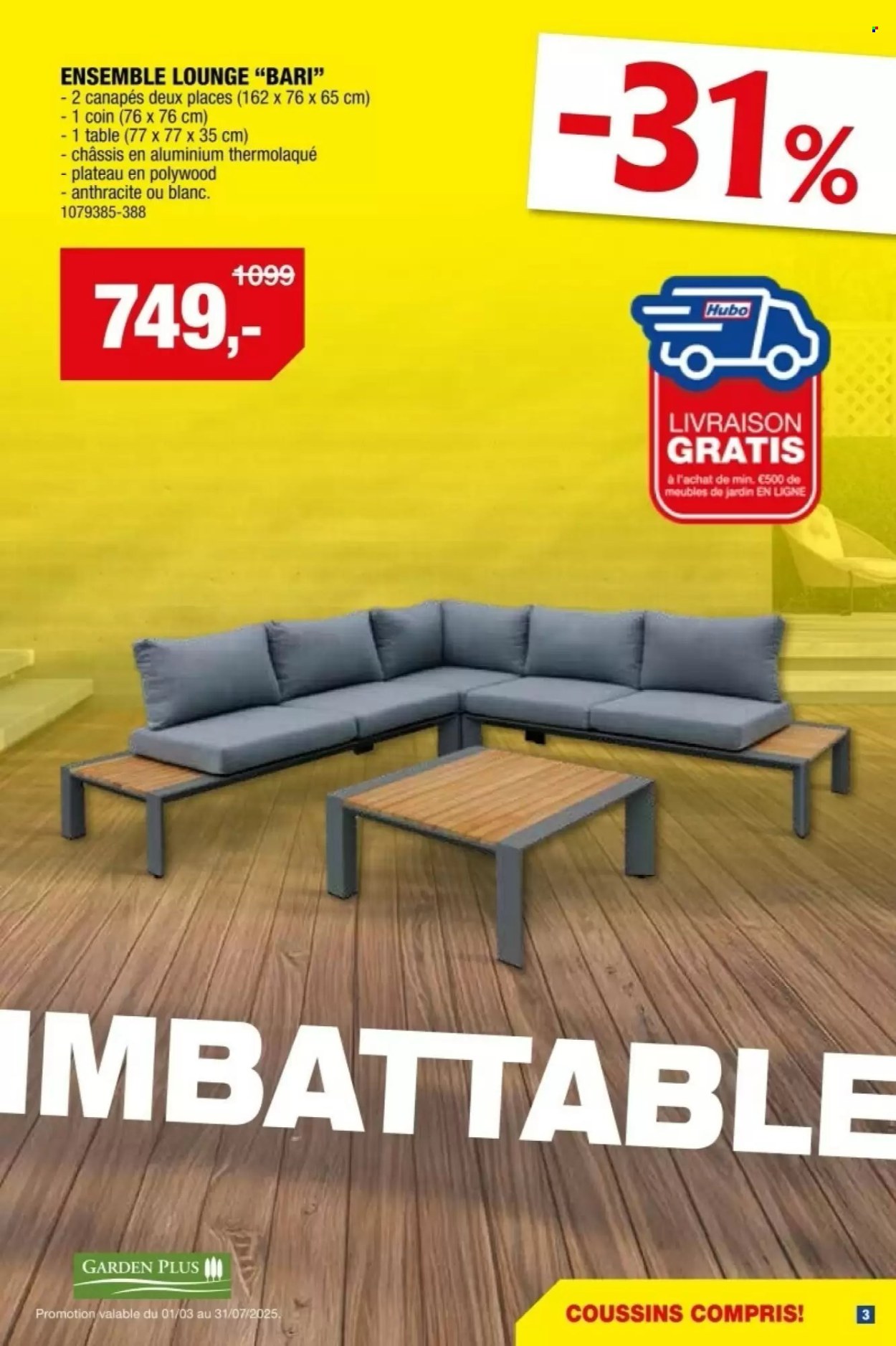 Hubo-aanbieding - 26/03/2025 - 31/07/2025. Pagina 1