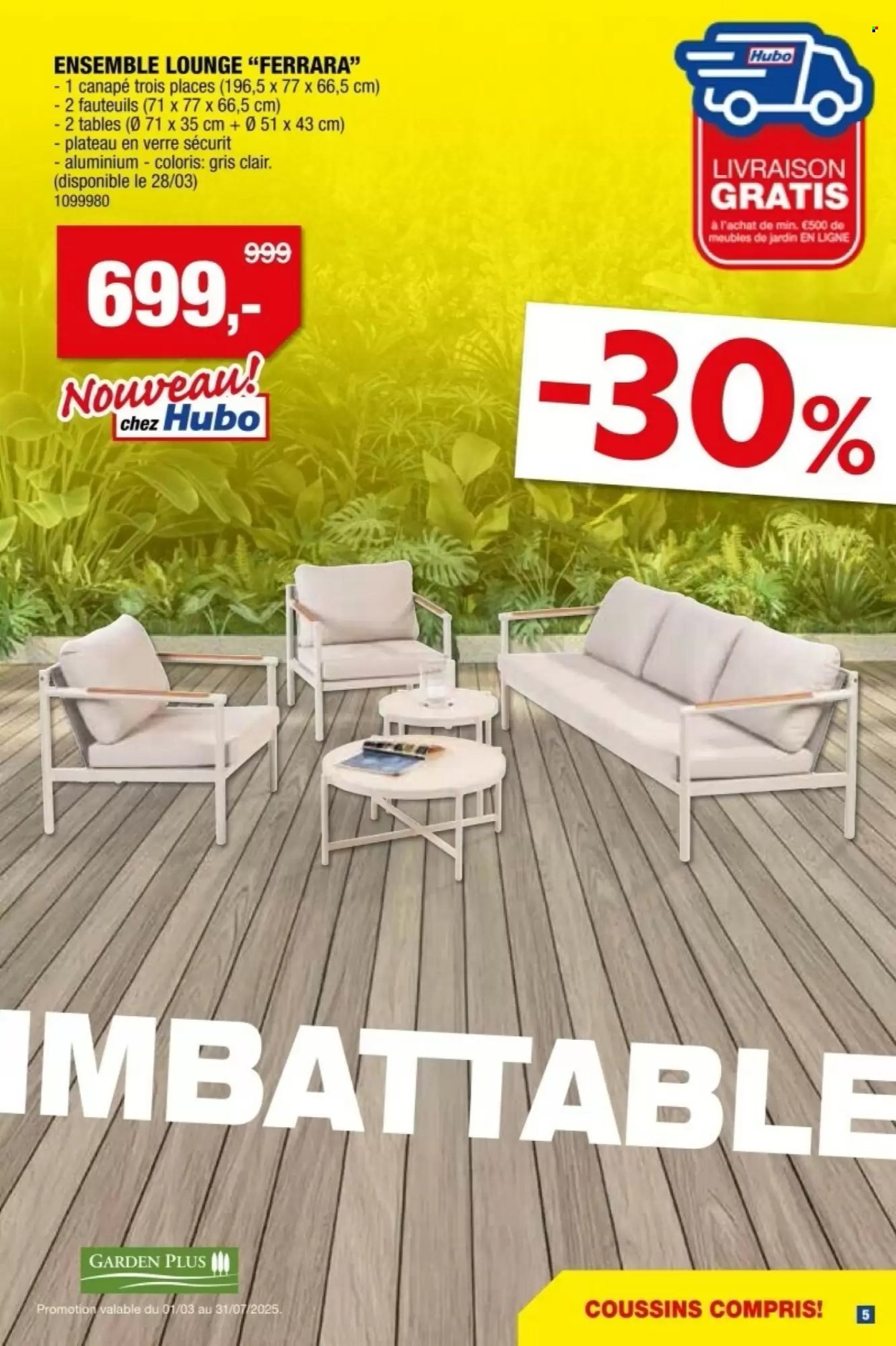 Hubo-aanbieding - 26/03/2025 - 31/07/2025. Pagina 1