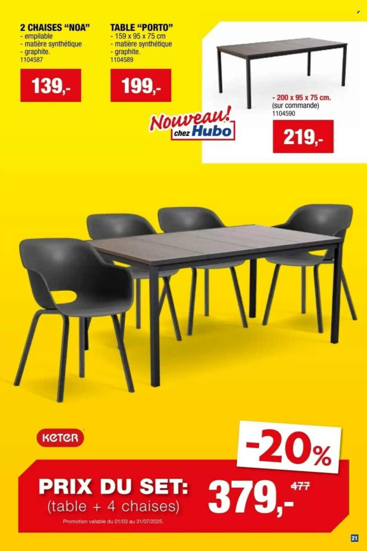 Hubo-aanbieding - 26/03/2025 - 31/07/2025. Pagina 1