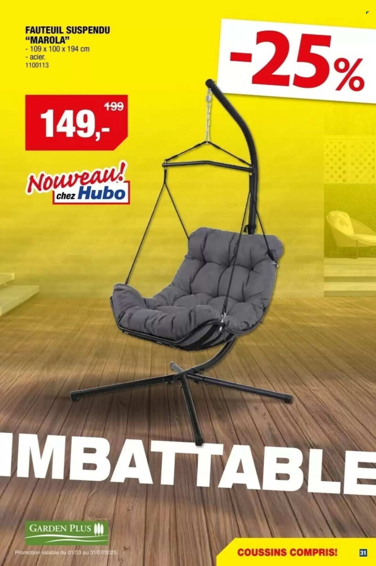 Hubo-aanbieding - 26/03/2025 - 31/07/2025. Pagina 1