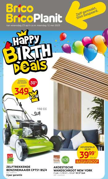 Brico-aanbieding - 23/04/2025 - 12/05/2025.