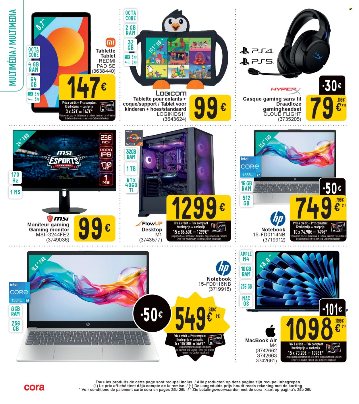Cora-aanbieding - 29/04/2025 - 12/05/2025. Pagina 1