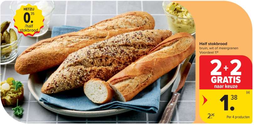 Half stokbrood
