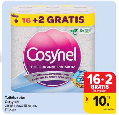 Toiletpapier Cosynel
