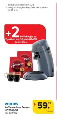 PHILIPS Koffiemachine Senseo HD7806/52