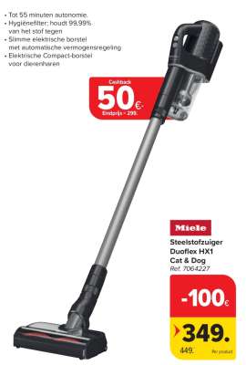Miele Steelstofzuiger Duoflex HX1 Cat & Dog