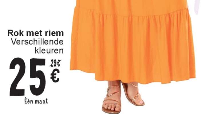Rok met riem