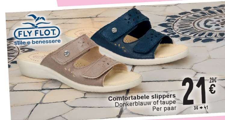 Fly Flot Comfortabele slippers
