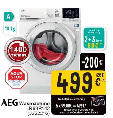 AEG Wasmachine LR63R142