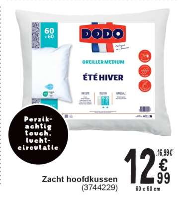 DODO Zacht hoofdkussen