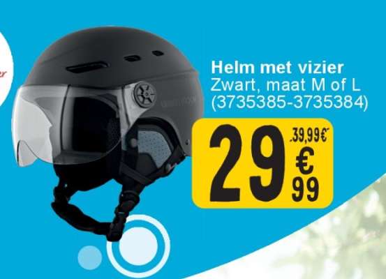 Helm met vizier
